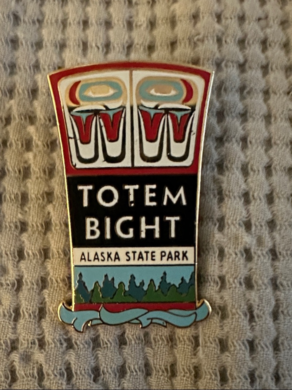 Totem Bight Alaska State Park Enamel Pin